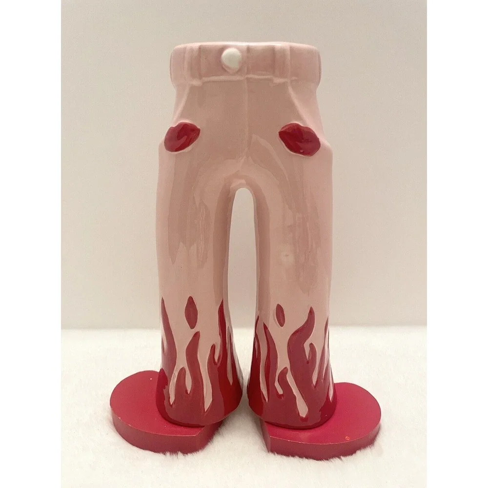 VALENTINES Day Ceramic Hot Pants‎ Vase Decor NEW